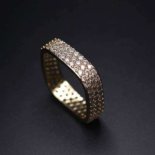 Nhẫn Đính Đá Zircon Thời Trang Cho Nam