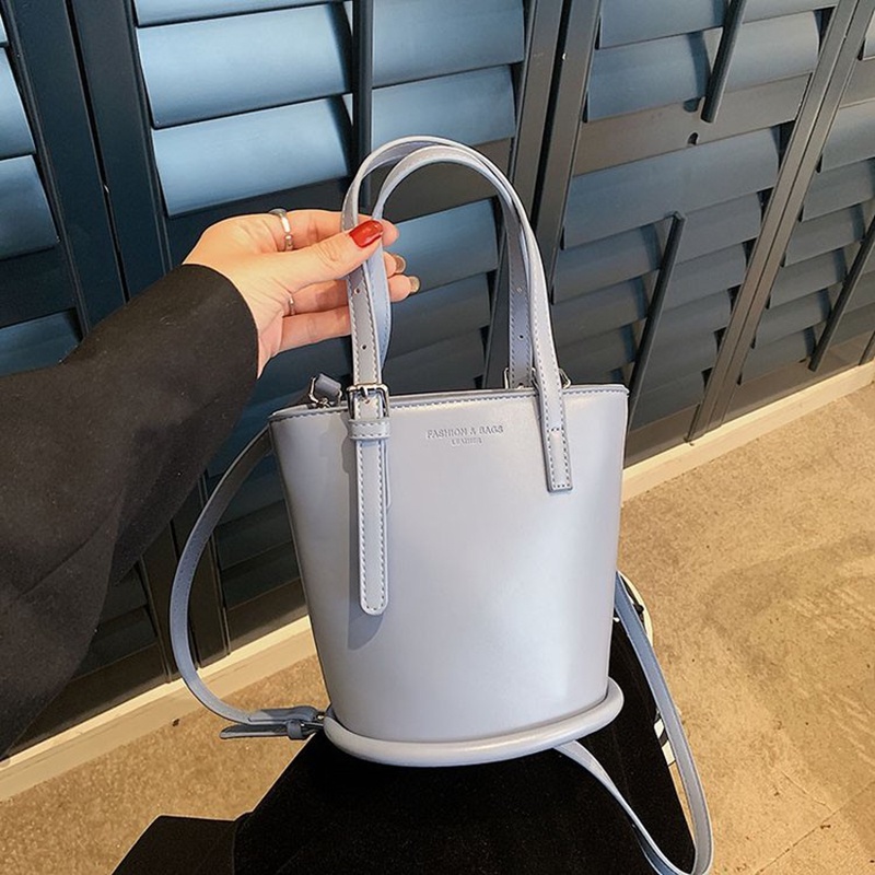 Túi Xách Đeo Vai Sức Chứa Lớn Màu Sắc Đơn Giản Phong Cách Hàn Quốc Cho Nữ