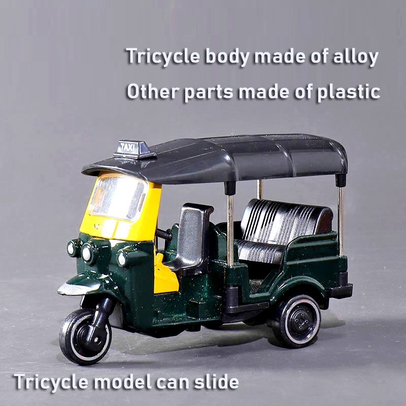 Mô Hình Xe Mô Tô Ba Bánh Kiểu Thái Lan Bằng Hợp Kim Dễ Thương Cho Bé