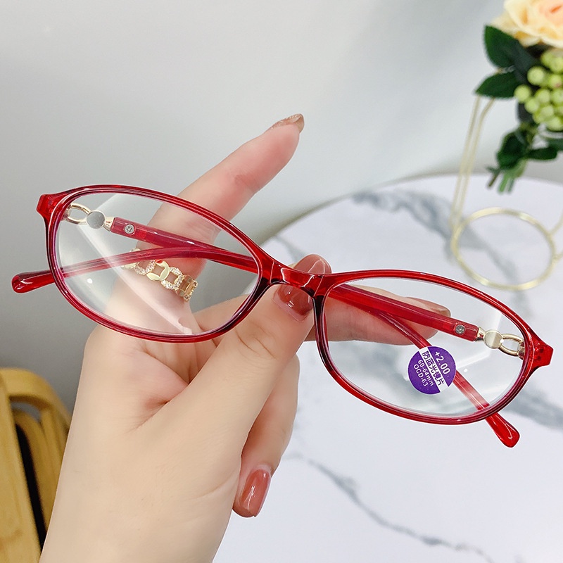 Kính Đọc Sách Chống Tia Bức Xạ Ánh Sáng Xanh Thời Trang Cho Nữ + 100 ~ + 400