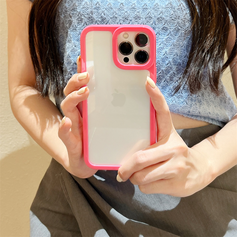 Ốp Điện Thoại TPU Silicon Mềm Trong Suốt Chống Sốc Bảo Vệ Ống Kính Máy Ảnh Cho iphone 14 Pro Max 13 12 11