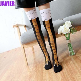Vớ cổ cao in họa tiết hoạt hình chân gà 3D độc đáo thời trang cho nam và nữ