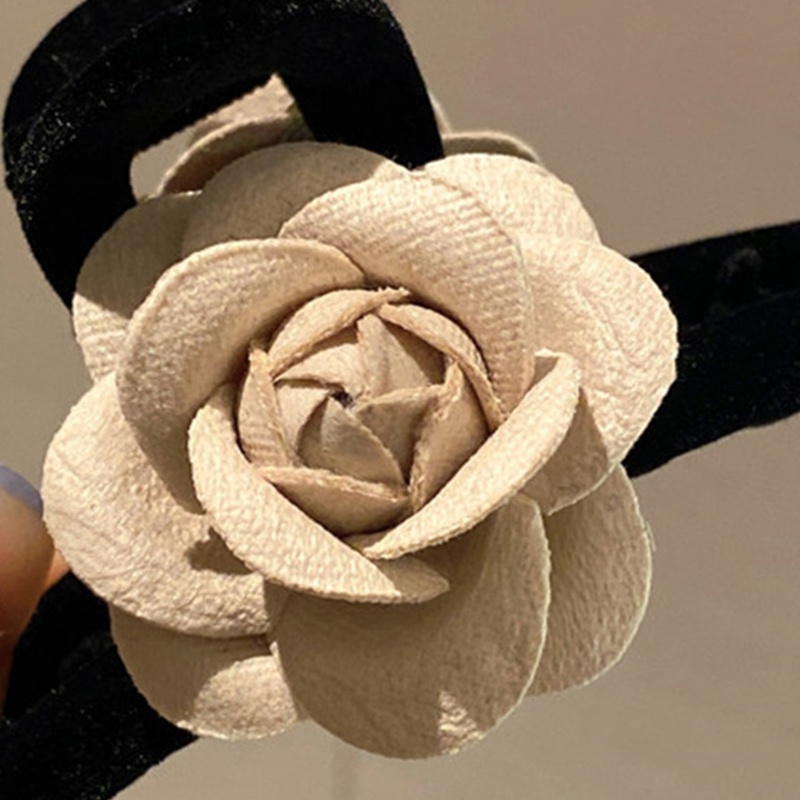 Kẹp Tóc Đuôi Ngựa Cỡ Lớn Bằng Nhung Thời Trang Mùa Đông