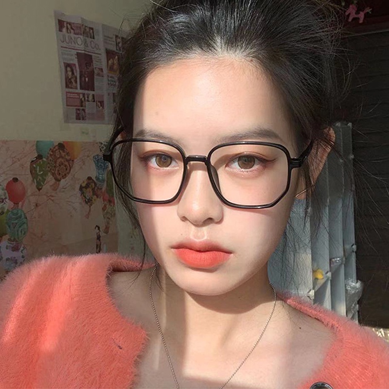 Kính Mát Gọng Vuông Lớn Phong Cách Vintage Thời Trang Cho Nữ