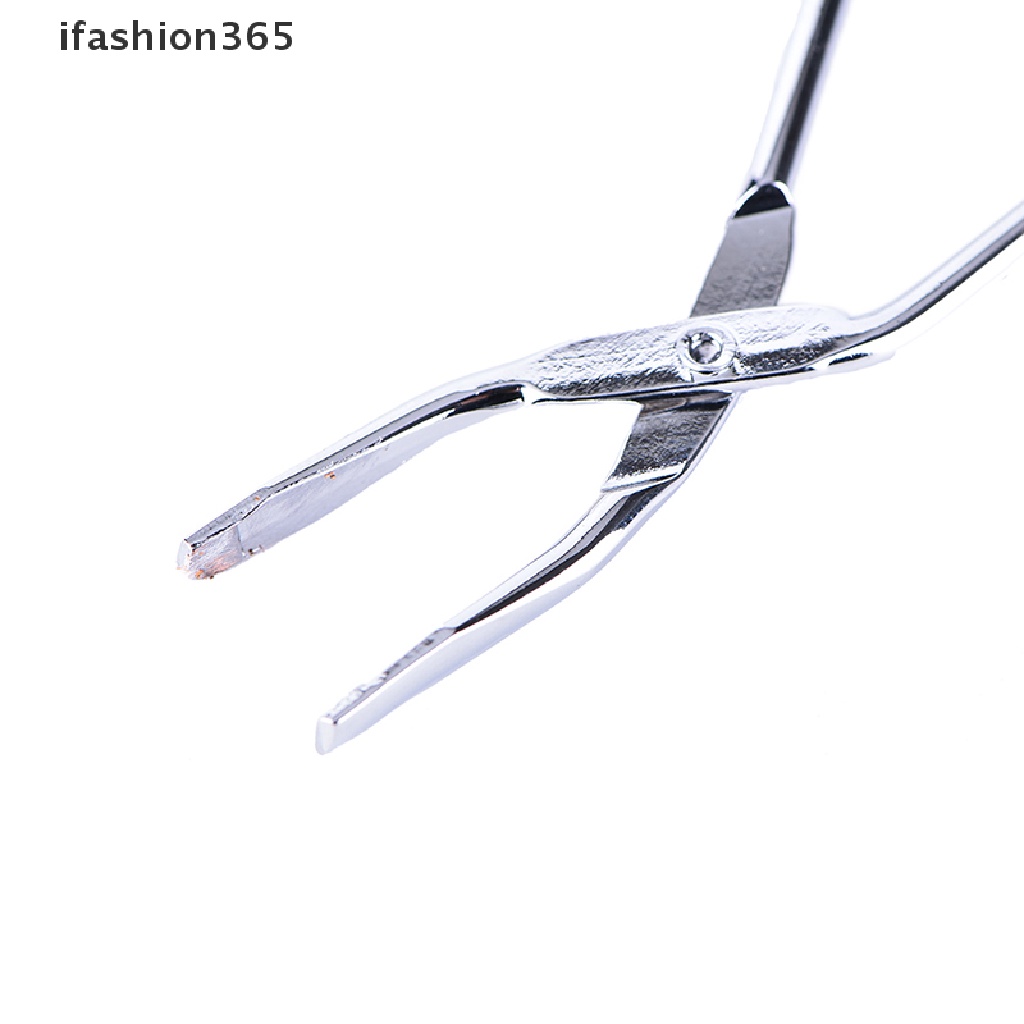 Nhíp Nhổ Lông Mày Đầu Phẳng Bằng Thép Không Gỉ ifashion365