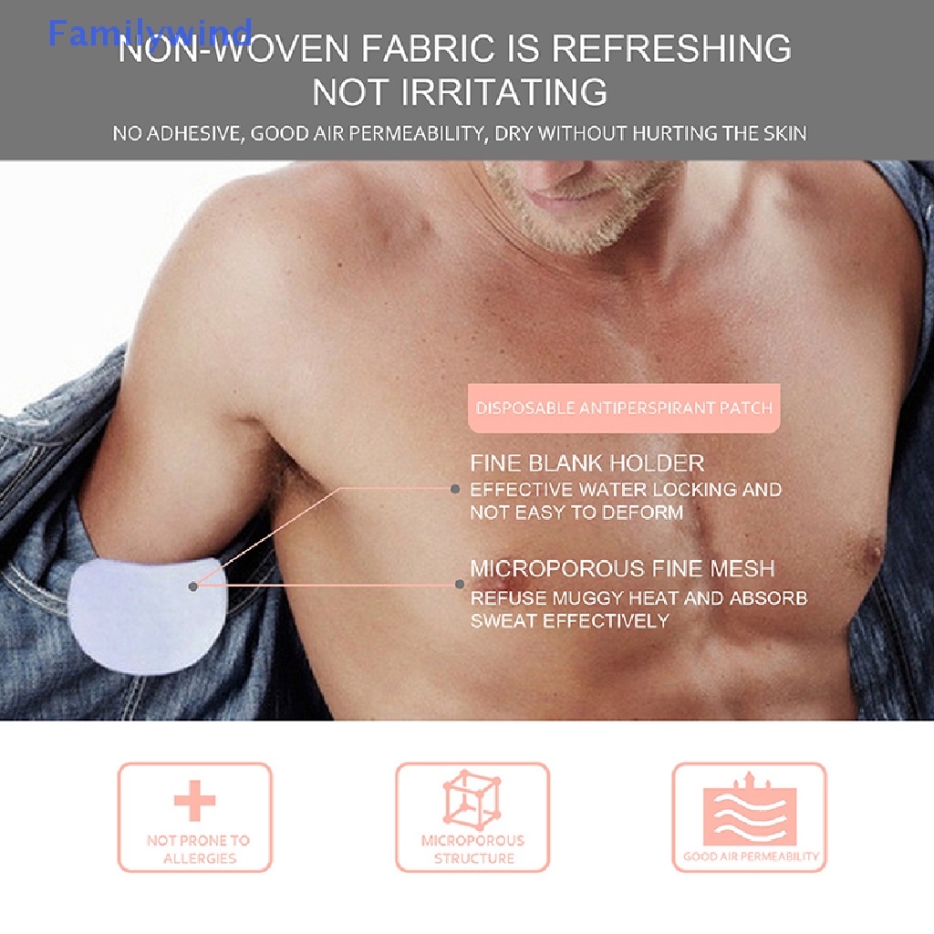 Set 20 Miếng Dán Thấm Hút Mồ Hôi Vùng Da Dưới Cánh Tay