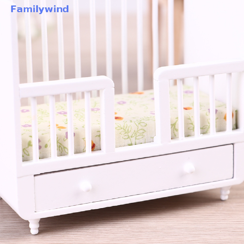 Giường Ngủ Em Bé Mini Tỉ Lệ 1: 12 Trang Trí Nhà Búp Bê