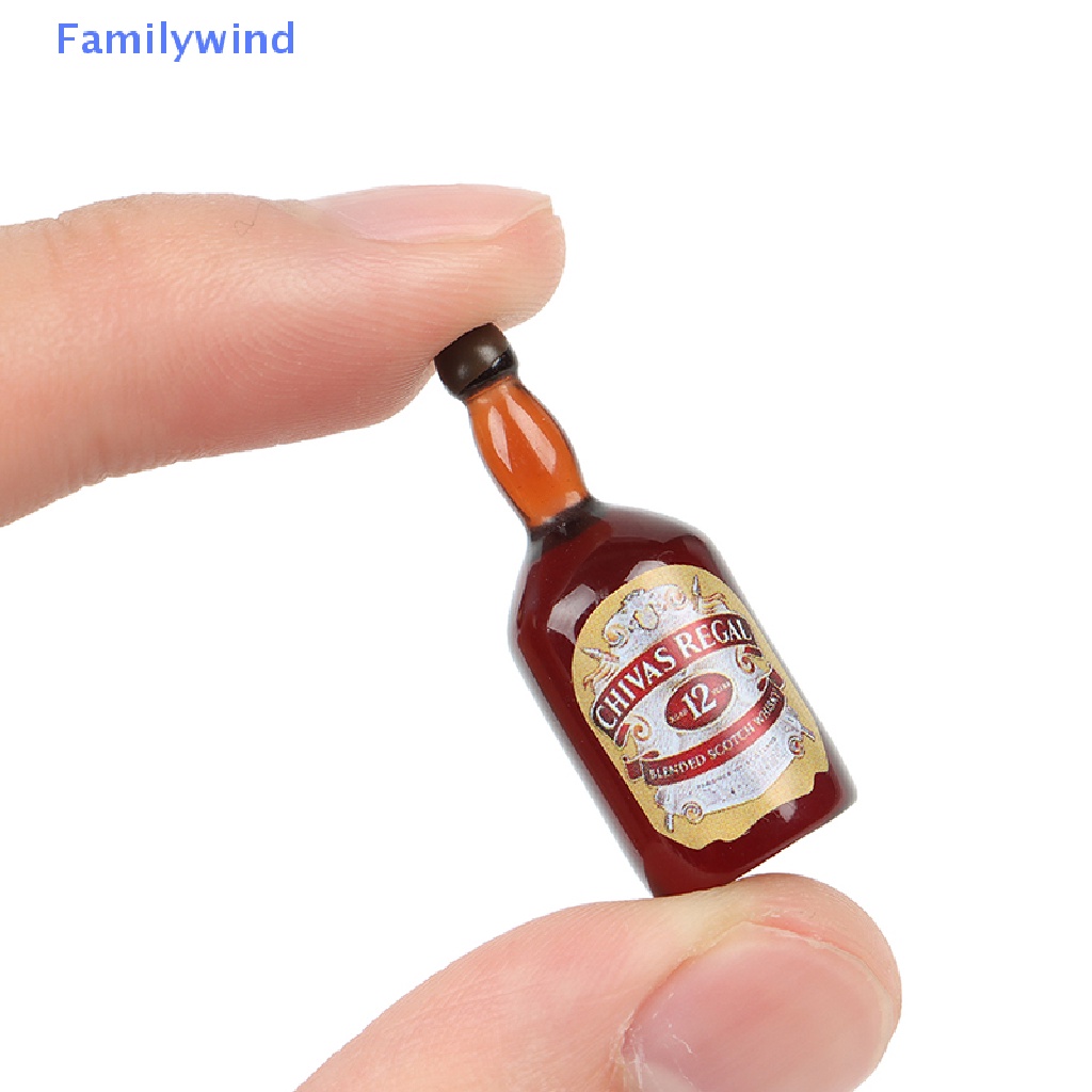 Set 10 Chai Rượu Mini Tỉ Lệ 1: 12 Dùng Để Trang Trí Nhà Búp Bê