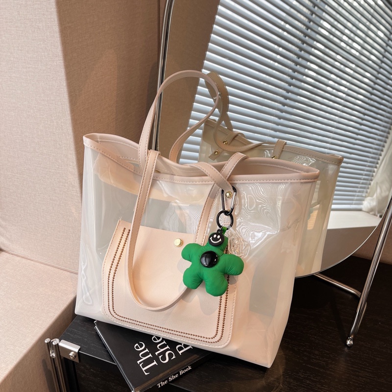 Túi Xách Trong Suốt Cỡ Lớn Thời Trang Mùa Hè 2023 Dành Cho Nữ a4