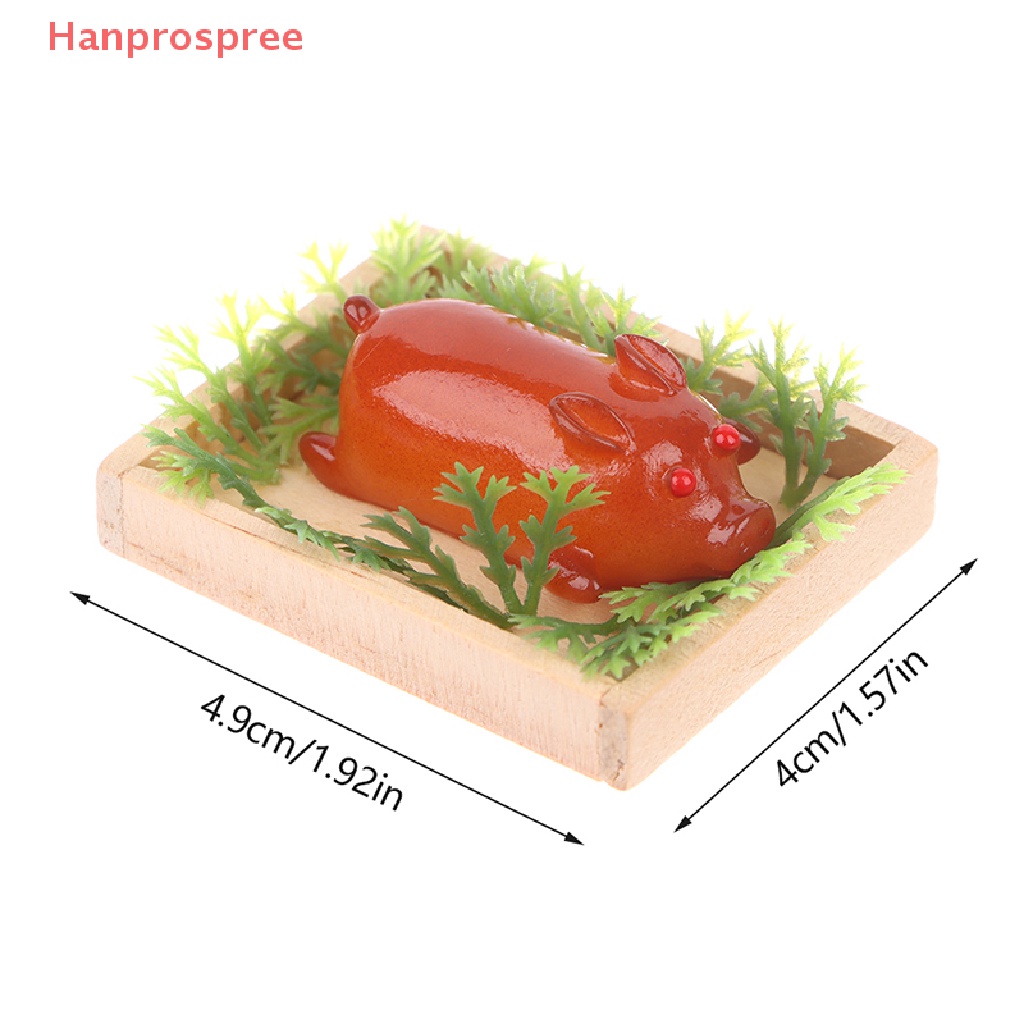 Mô Hình Khay Đựng Thức Ăn Hình Heo Con Tỉ Lệ 1: 12 Trang Trí Nhà Búp Bê