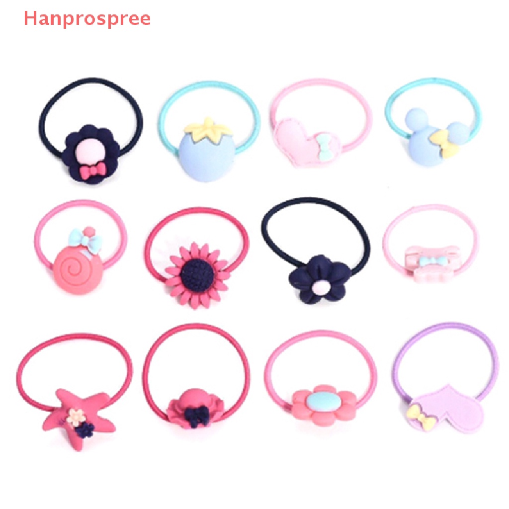 Set 10 Dây Cột Tóc Xinh Xắn Cho Bé Gái
