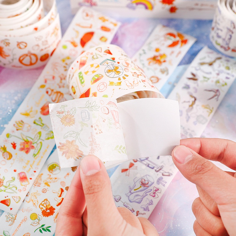 Đồng và băng giấy Bỏ túi album ảnh nhật ký Miếng dán trang trí DIY