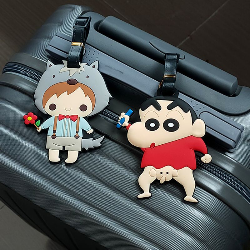 Thẻ Treo Hành Lý Chống Thất Lạc Hình Shin-Chan Hoạt Hình Dễ Thương
