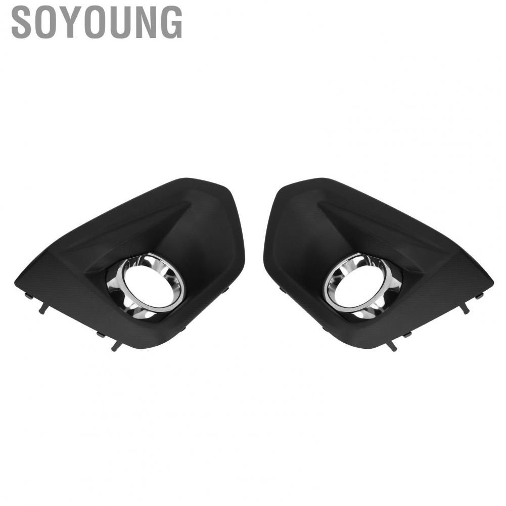 Soyoung 1 Pair Fog Light Bezel Automobile Frame Replacement for Subaru Impreza Sedan and Wagon 2012 2013 2014
