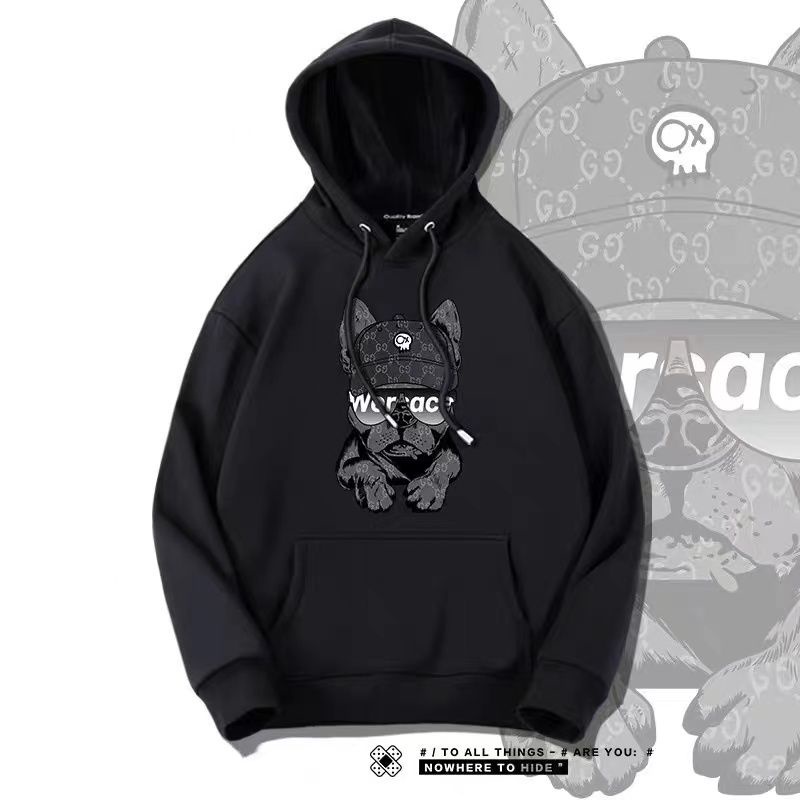 Áo hoodie liền mũ mẫu mới S-5XL 2023 áo khoác cặp đôi instagram thương hiệu sành điệu kiểu Mỹ lót nhung dày dặn cho nam