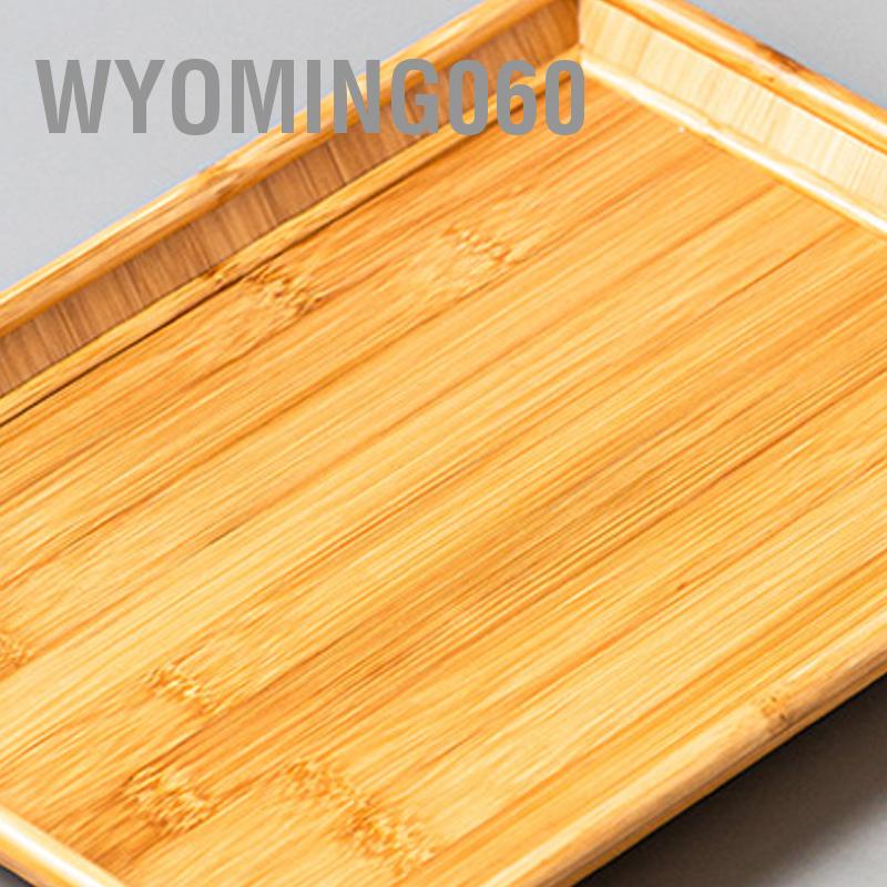 Wyoming060 Gốc Tre Hình Chữ Nhật Khay Trà Trung Quốc Phục Vụ Ấm Trang Trí Nội Thất cho Đạo