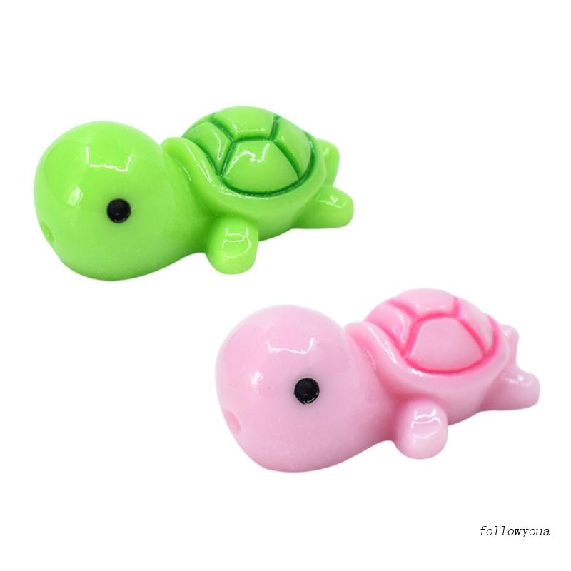 Set 10 Mô Hình Rùa Nhựa Resin Mini Trang Trí Hồ Cá / Rùa