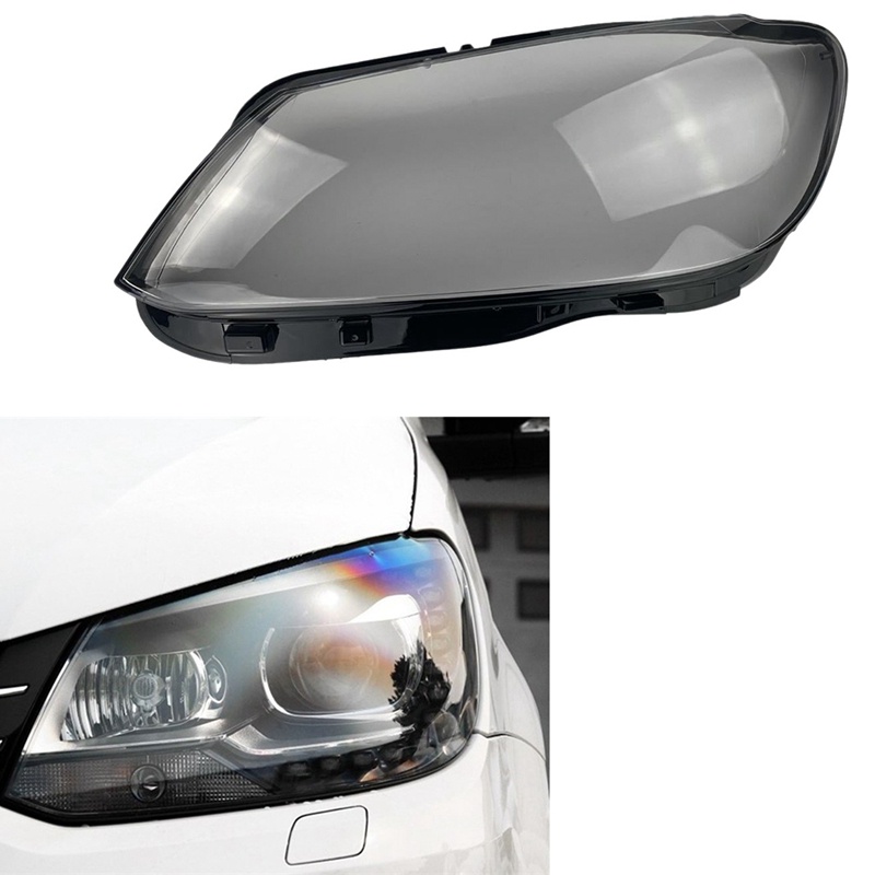 1 Ốp Đèn Pha Trong Suốt Cho Xe Hơi Touran 2011-2015