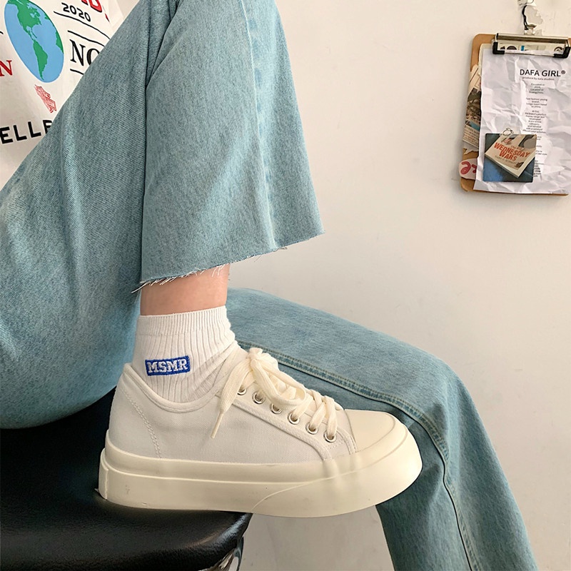 Giày Thể Thao giày sneaker nữ Giày canvas Đế Dày Thể Đa Năng Thời Trang Cho Thao Nữ giày bata nữ