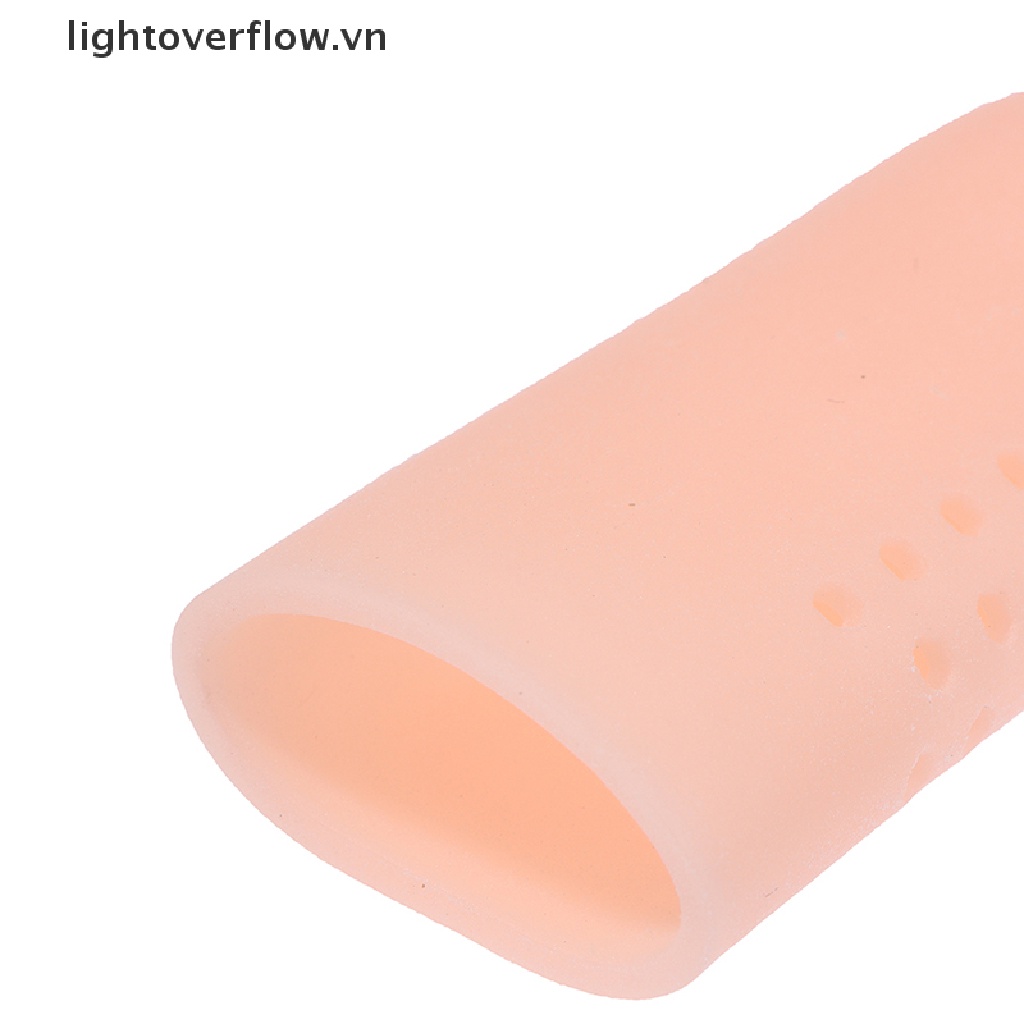 Bộ 2 Ống Silicon Tách Ngón Chân Cái Thoáng Khí Bảo Vệ Ngón Chân