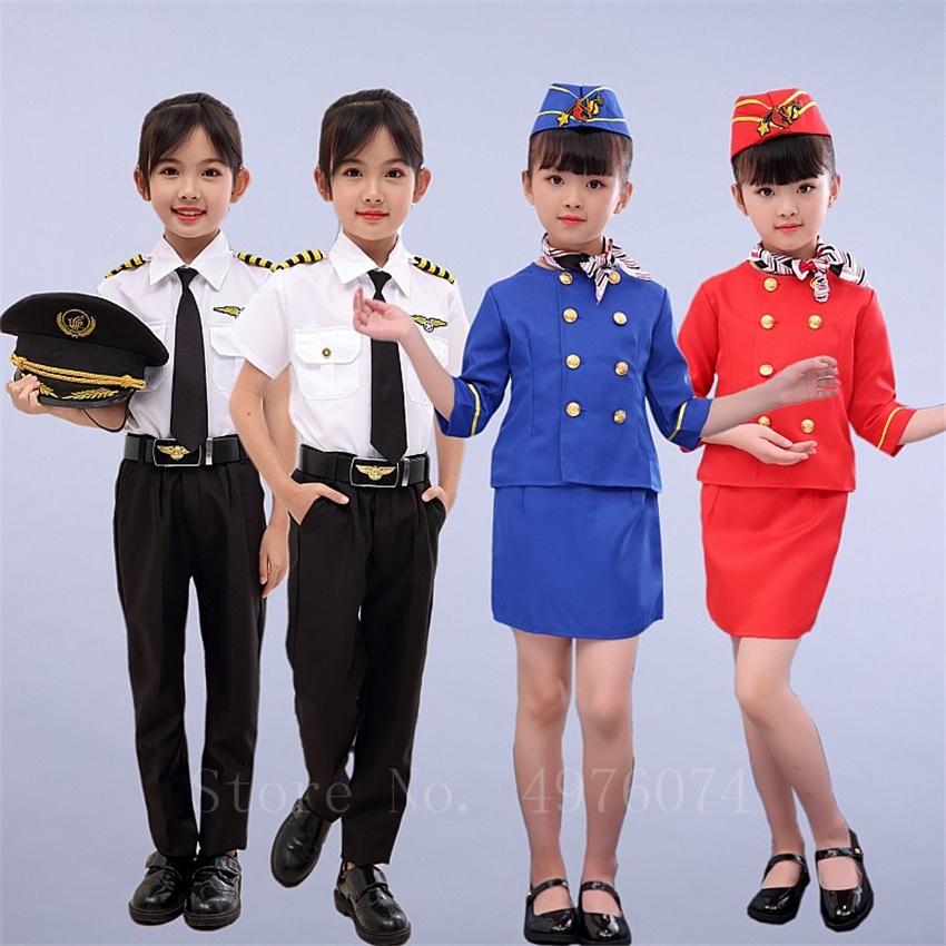 Trang Phục Hóa Trang Phi Công Cho Bé Gái