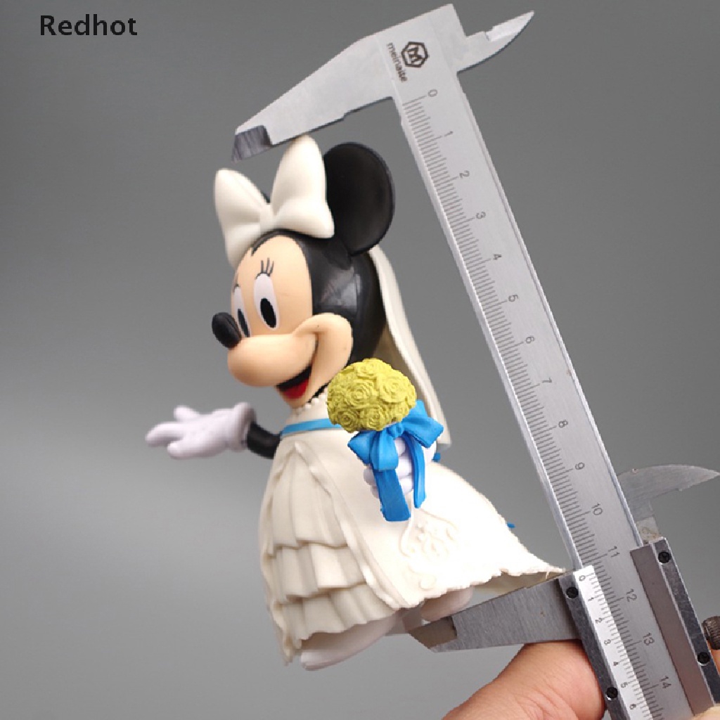 DISNEY Bộ 2 Món Đầm Trắng In Hình Chuột Mickey Minnie Cho Cặp Đôi