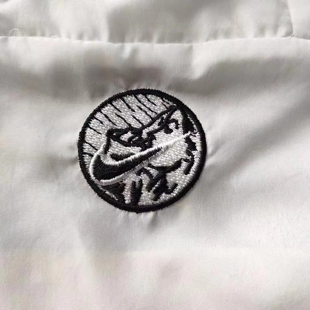 Áo Khoác Gió Nike Monogram Mỏng Thêu Khóa Kéo Chính Hãng 100% Chính Hãng