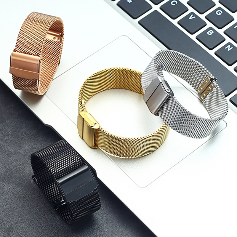 Dây Đeo Đồng Hồ Bằng Thép Không Gỉ 8 / 10 / 12 / 14 / 16 / 18 / 20 / 22 / 24mm