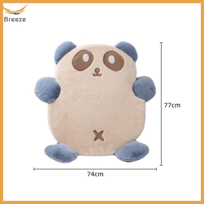 Thảm Ngủ Mềm Mại Thoáng Khí Thoải Mái Hình Gấu Trúc Hoạt Hình Cho Thú Cưng