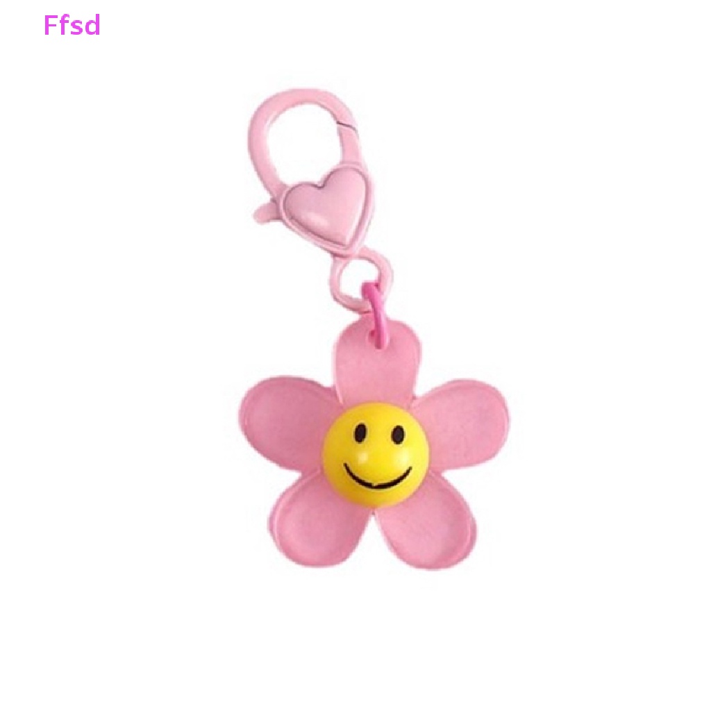 {Ffsd} Móc Khóa Hình Hoa Hướng Dương Hàn Quốc Dễ Thương Dành Cho Nữ / Túi Đựng Chìa Khóa / Airpods Trang Trí Dễ Thương * Bán Chạy