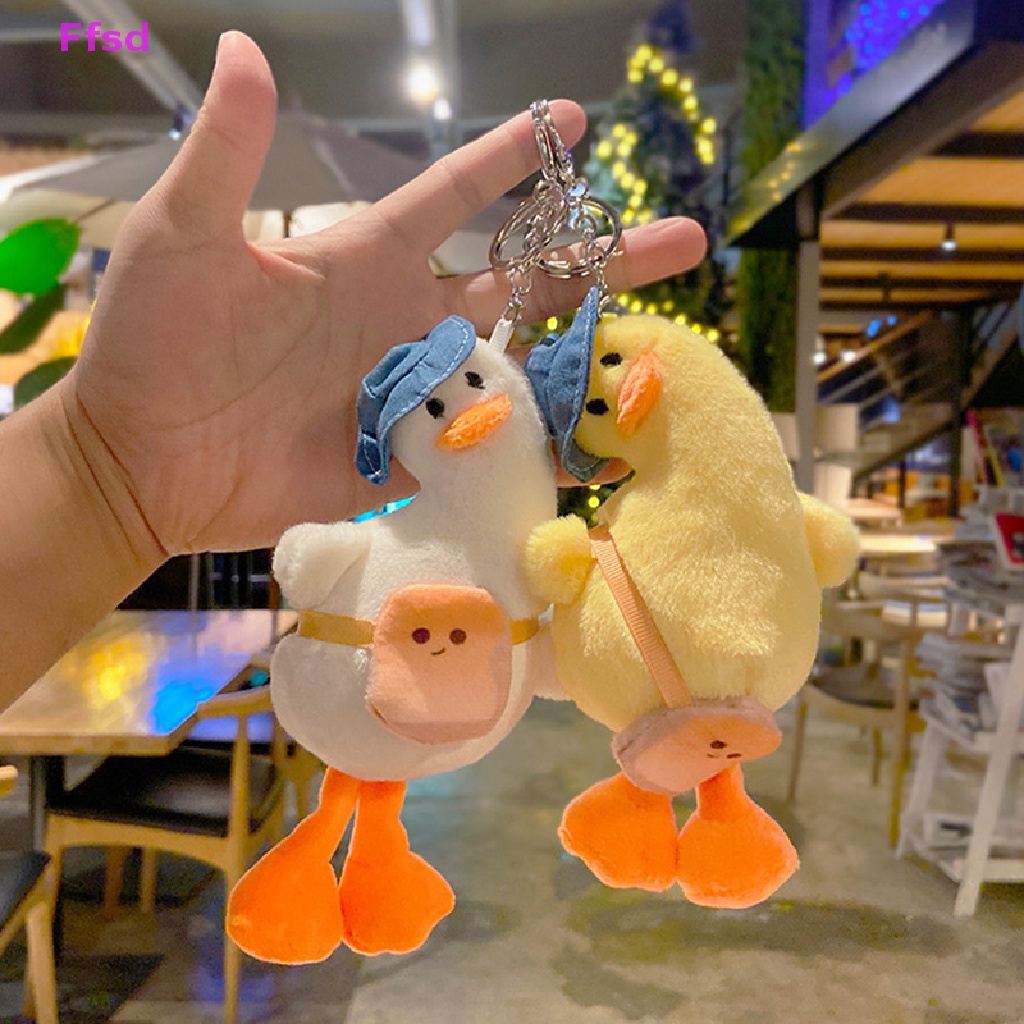 {Ffsd} Móc Khóa Búp Bê Nhồi Bông Hình Chú Vịt Hoạt Hình Đáng Yêu Dành Cho Bạn Nữ * Giảm Giá