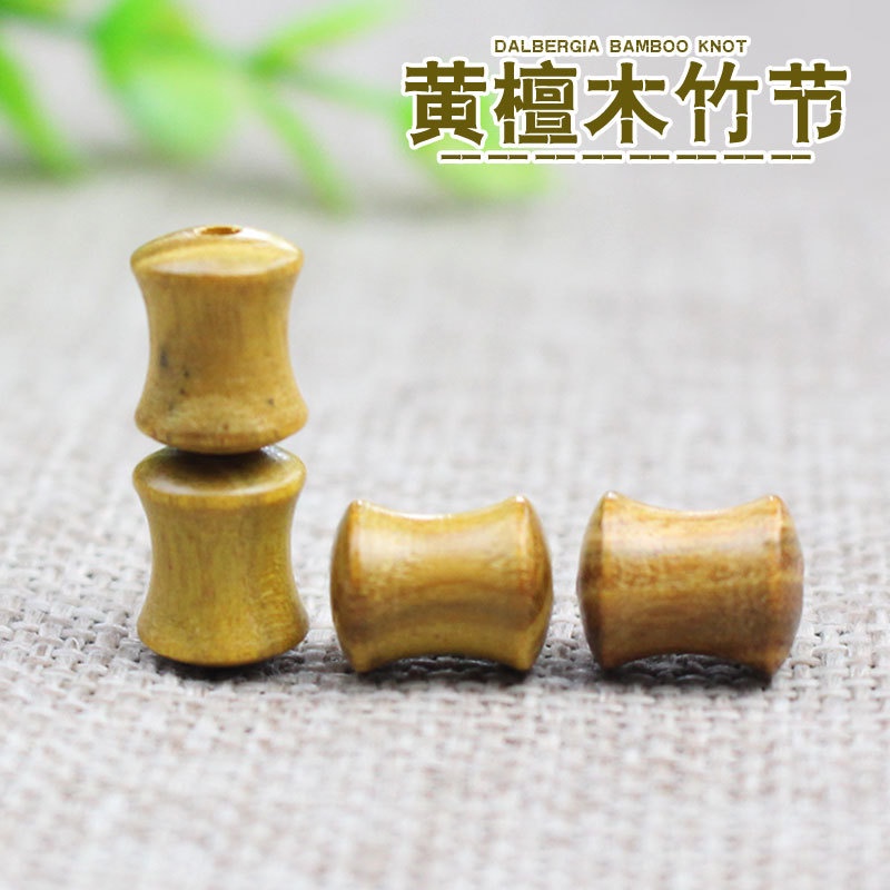 Chuỗi 108 Hạt Gỗ Tre Làm Vòng Đeo Tay Phong Cách Phật Giáo DIY