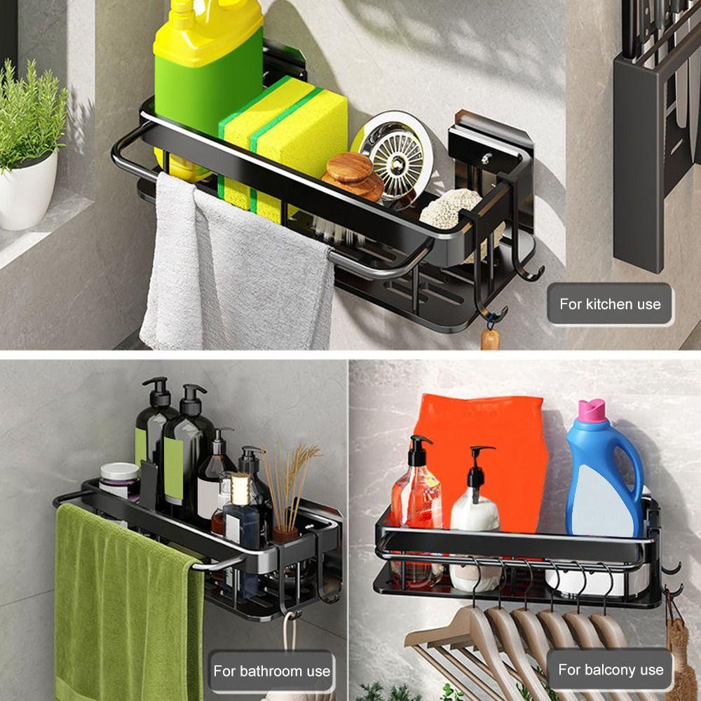 Giá Đỡ Bằng Kim Loại Gắn Bồn Rửa Chén Tiện Dụng