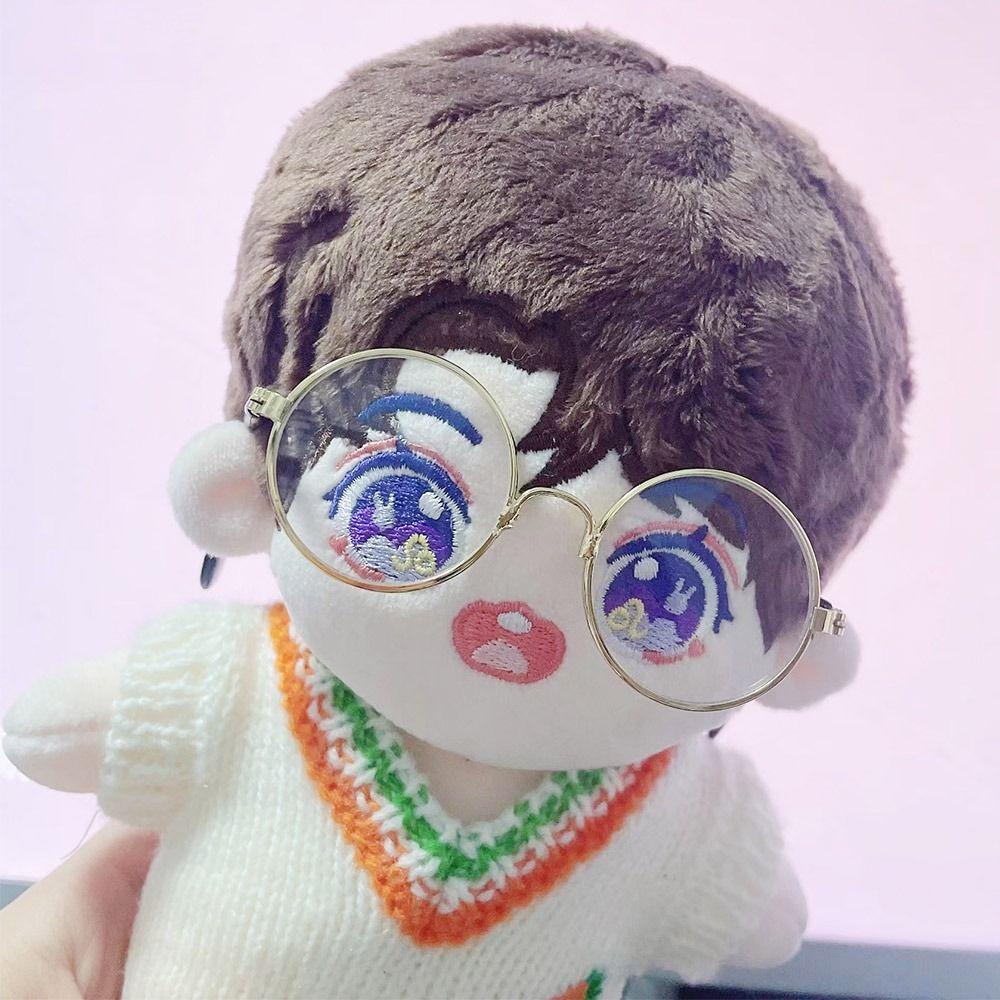 CHOOKEY Dễ Thương Mắt Kính Vải Cotton 15~20cm Cho Búp Bê