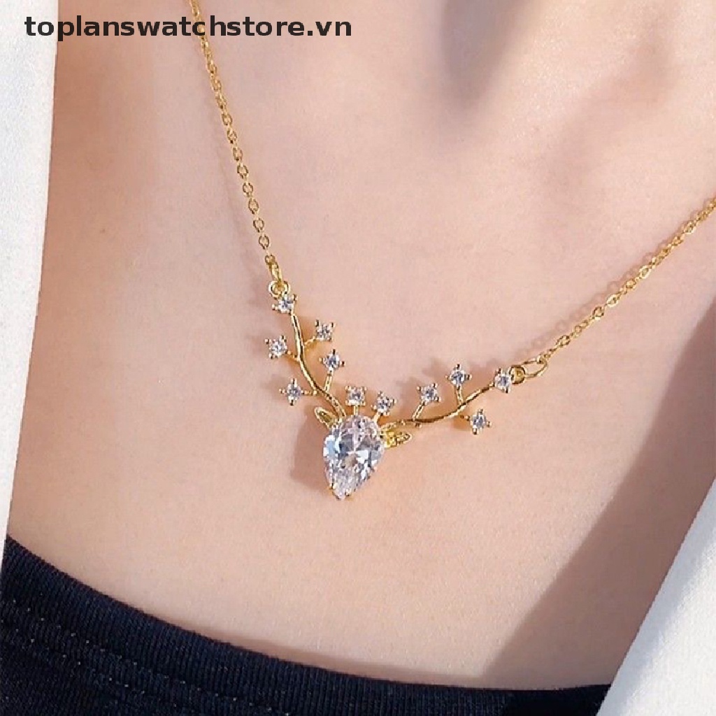 Vòng cổ Mặt Hình Hươu Cao Cấp Thời Trang Cho Nữ
