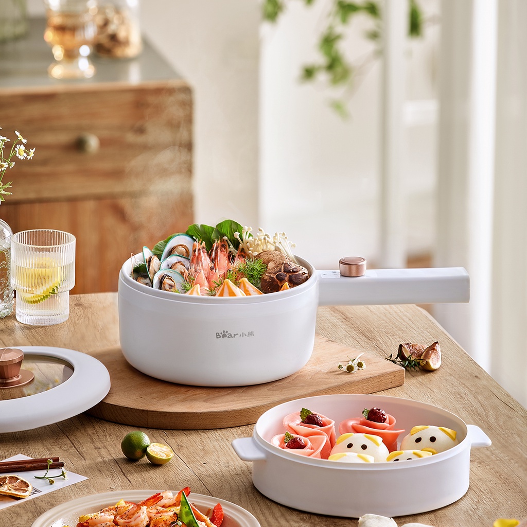 Nồi điện đa năng 1.6L Bear DRG-P16M2  - Chính hãng - Bảo hành 18 tháng