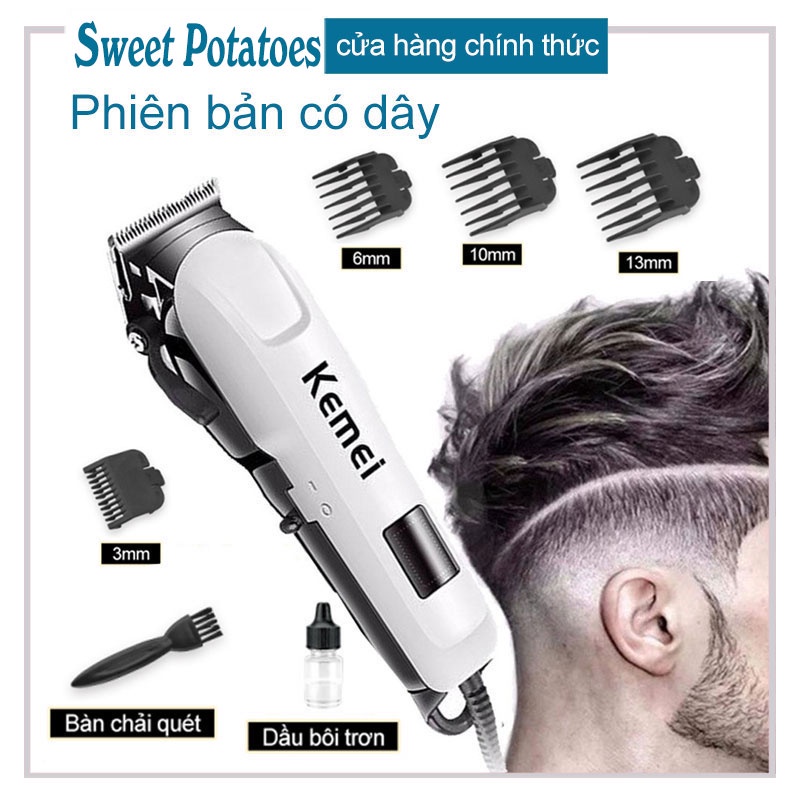 Tông Đơ Cắt Tóc Có Dây chuyên nghiệp KEMEI KM-  809C Máy Hớt Tóc Tiện ích.Tông Đơ Cắt Tóc KEMEI.