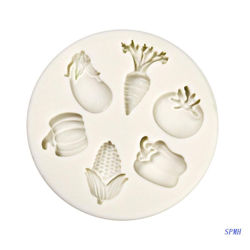 Khuôn Silicone Làm Bánh Hình Rau Củ Quả Hoạt Hình Siêu Đáng Yêu