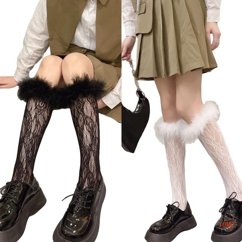 Tất Chân Dài Tới Gối Thiết Kế Dễ Thương Quyến Rũ Cho Nữ