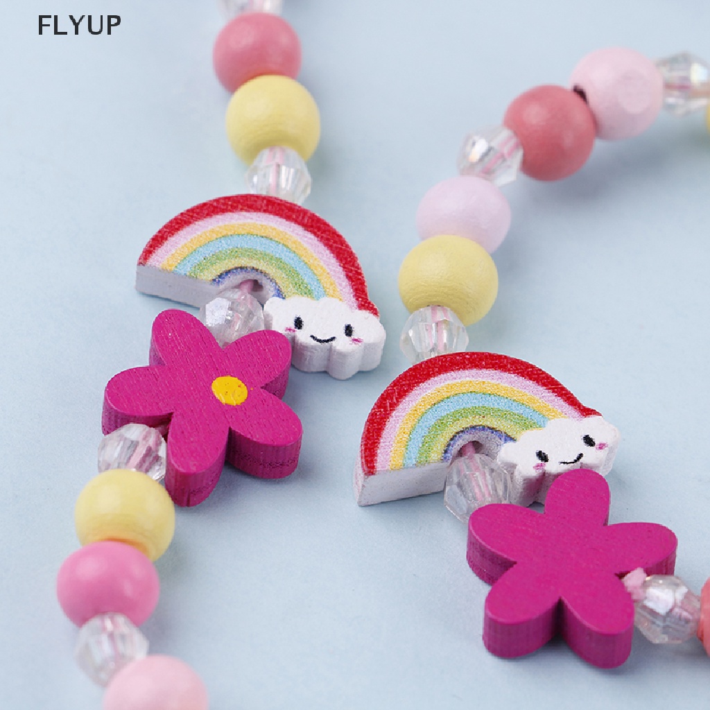 Vòng cổ Hạt Cườm Hoạt Hình Cho Bé Gái