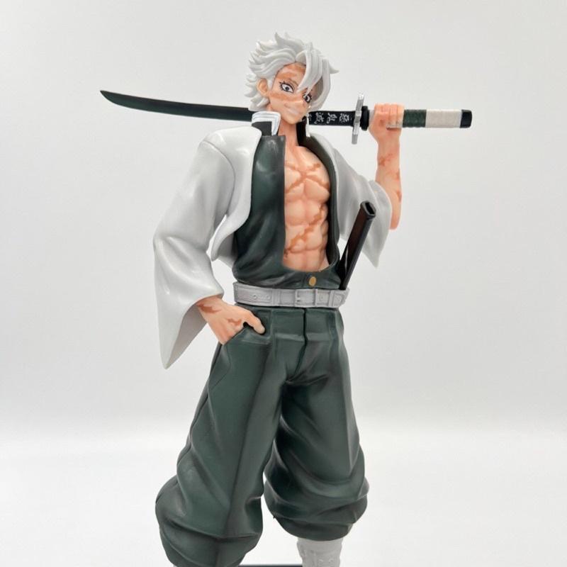 Mô hình nhân vật Phong trụ Sanemi Shinazugawa cao 32cm | figure anime kimetsu no yaiba truyện thanh gươm diệt quỷ