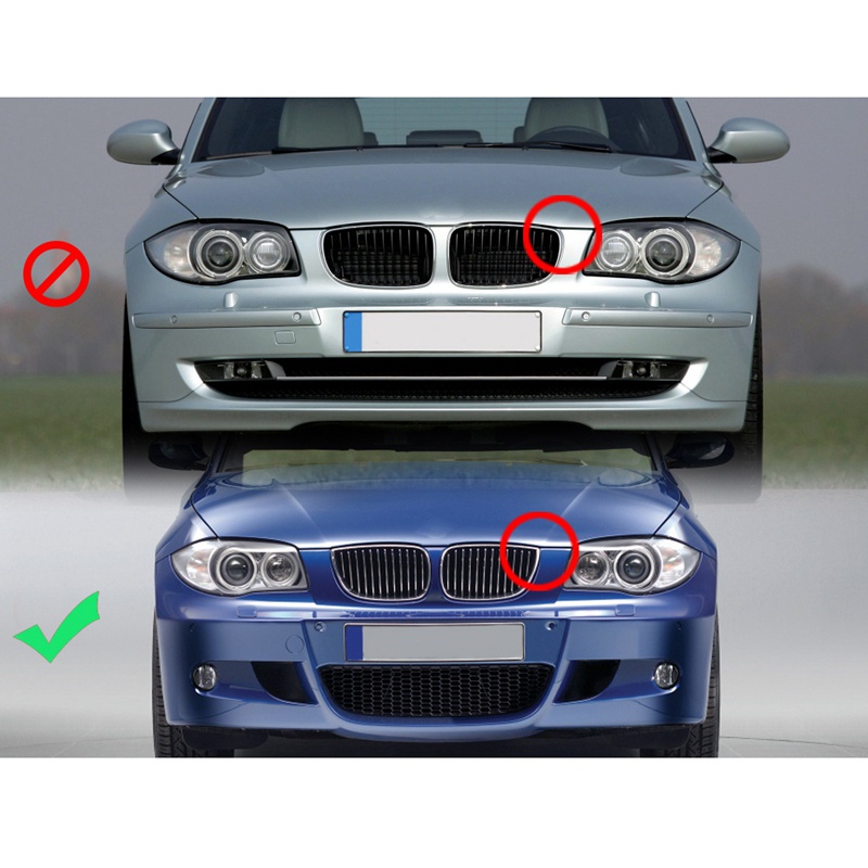 Lưới TảN NhiệT Thể Thao GắN Mui Xe BMW E81 E87 E88 1 Series 2004-2007 Đen