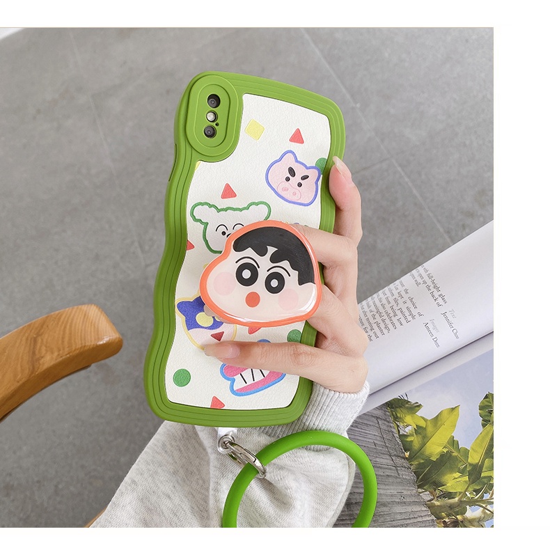 Ốp Điện Thoại Silicone Màu Kẹo Hình Gấu Có Dây Đeo Chuỗi Hạt Cho Xiaomi Redmi K50 K40 CIVI 12 K30 NOTE 9
