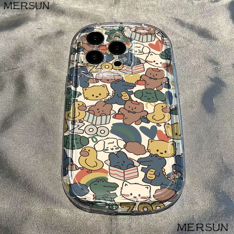 ✅Ốp Điện Thoại Mềm Trong Suốt Chống Sốc Hình Sở Thú Cho Iphone 12 / apple / xr7xs13 / 148P11 6LBX