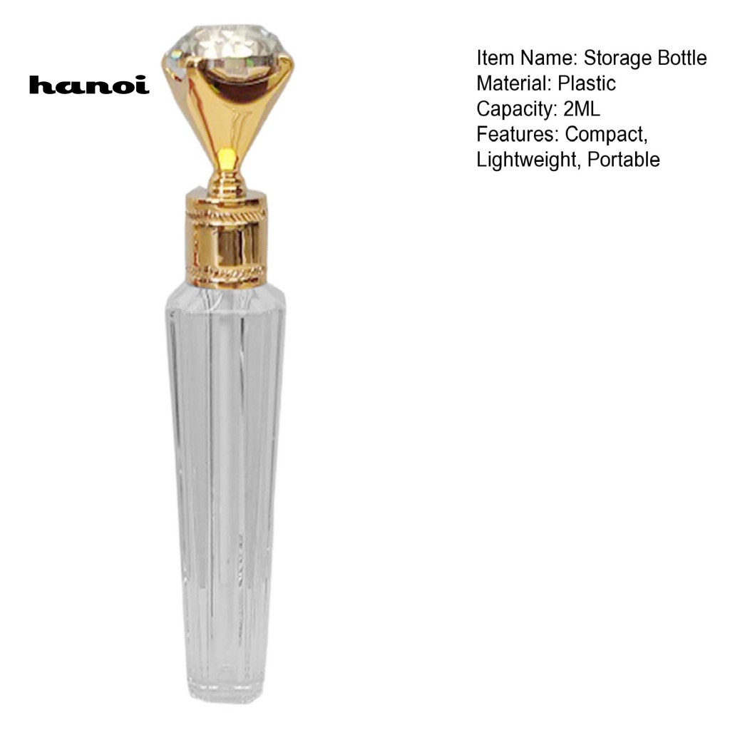 Lọ Rỗng 2ml Bằng Nhựa Trong Suốt Đựng Mỹ Phẩm Tiện Dụng