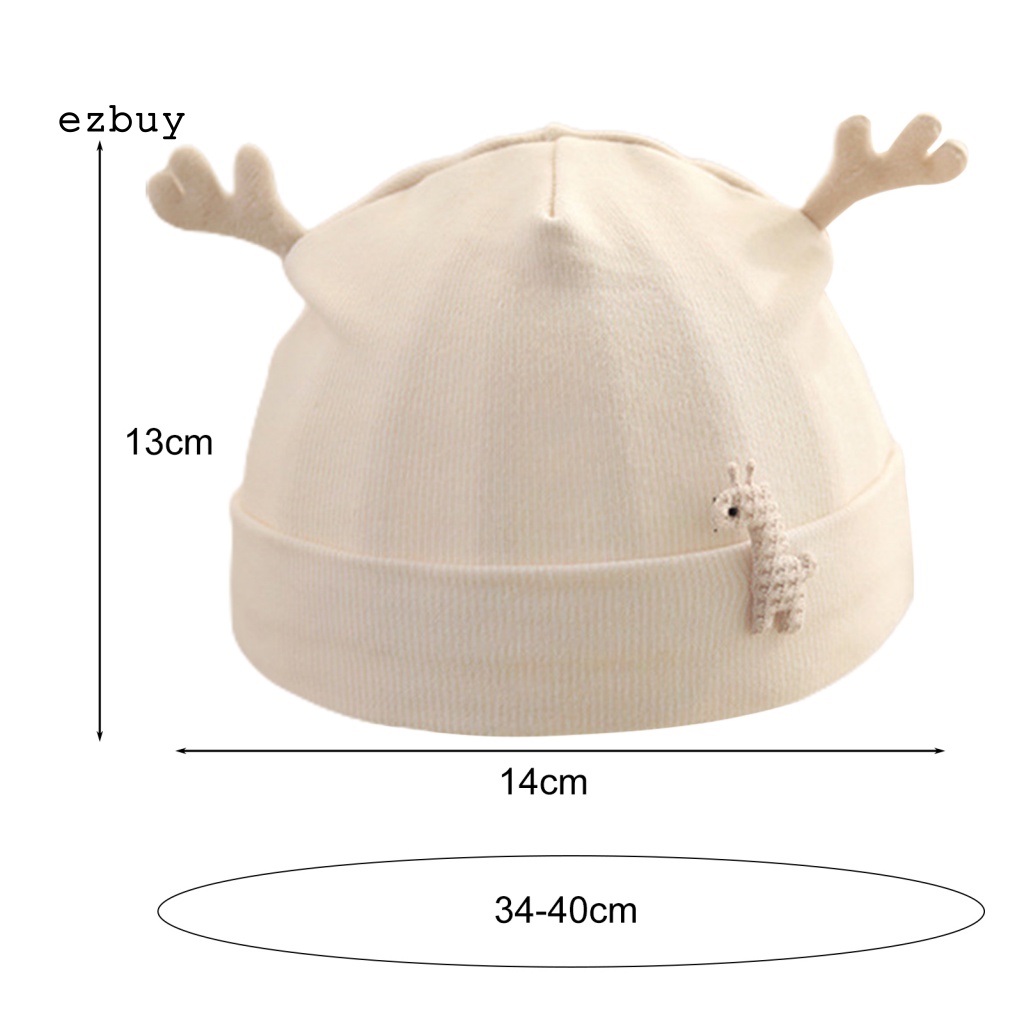 Mũ Cotton Giữ Ấm Thoáng Khí Thiết Kế Dễ Thương Cho Bé Sơ Sinh