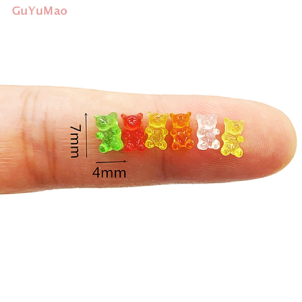 Bộ 20 Mô Hình Gấu Bằng Nhựa Nhiều Màu Trang Trí Nhà Búp Bê