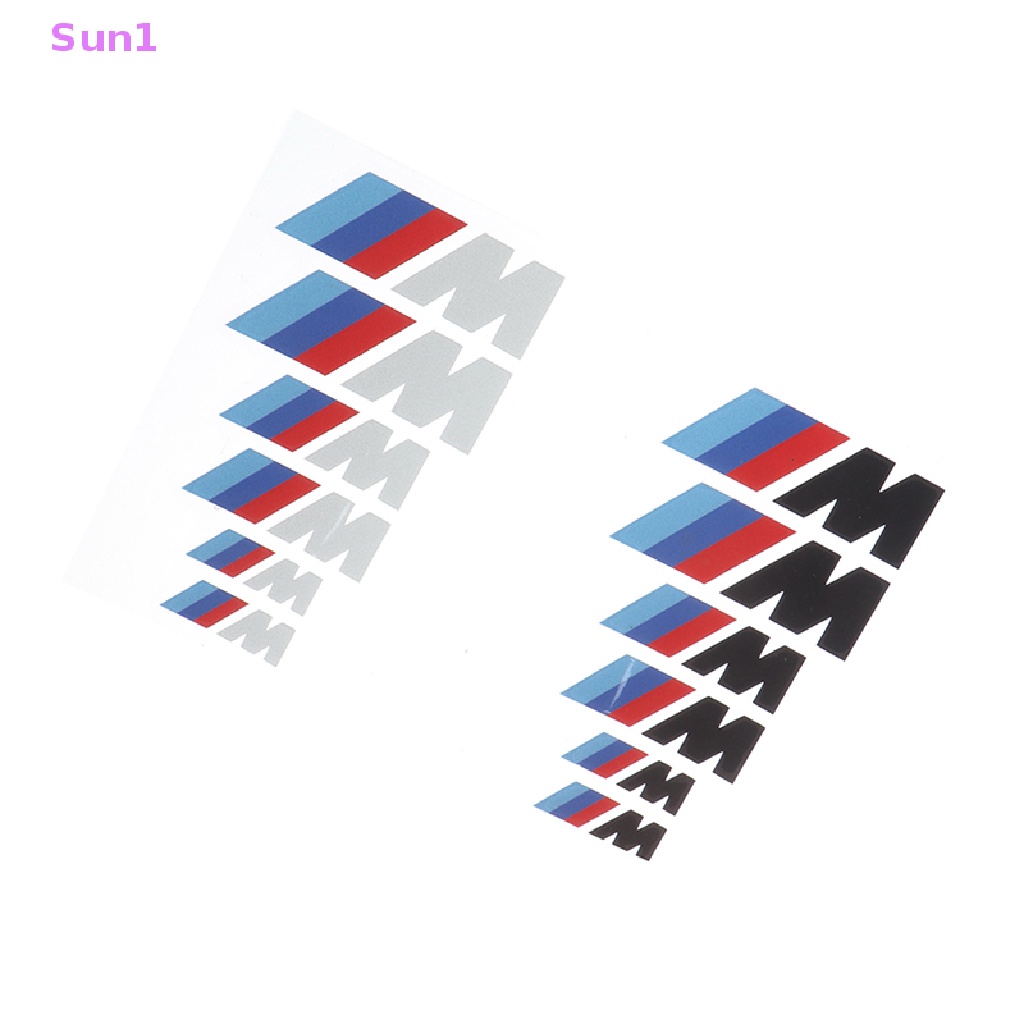 Bộ 6 Miếng Dán Trang Trí Phanh Xe Hơi M Series E70 F30 X5 X6 X1 M3 M5 M6 well