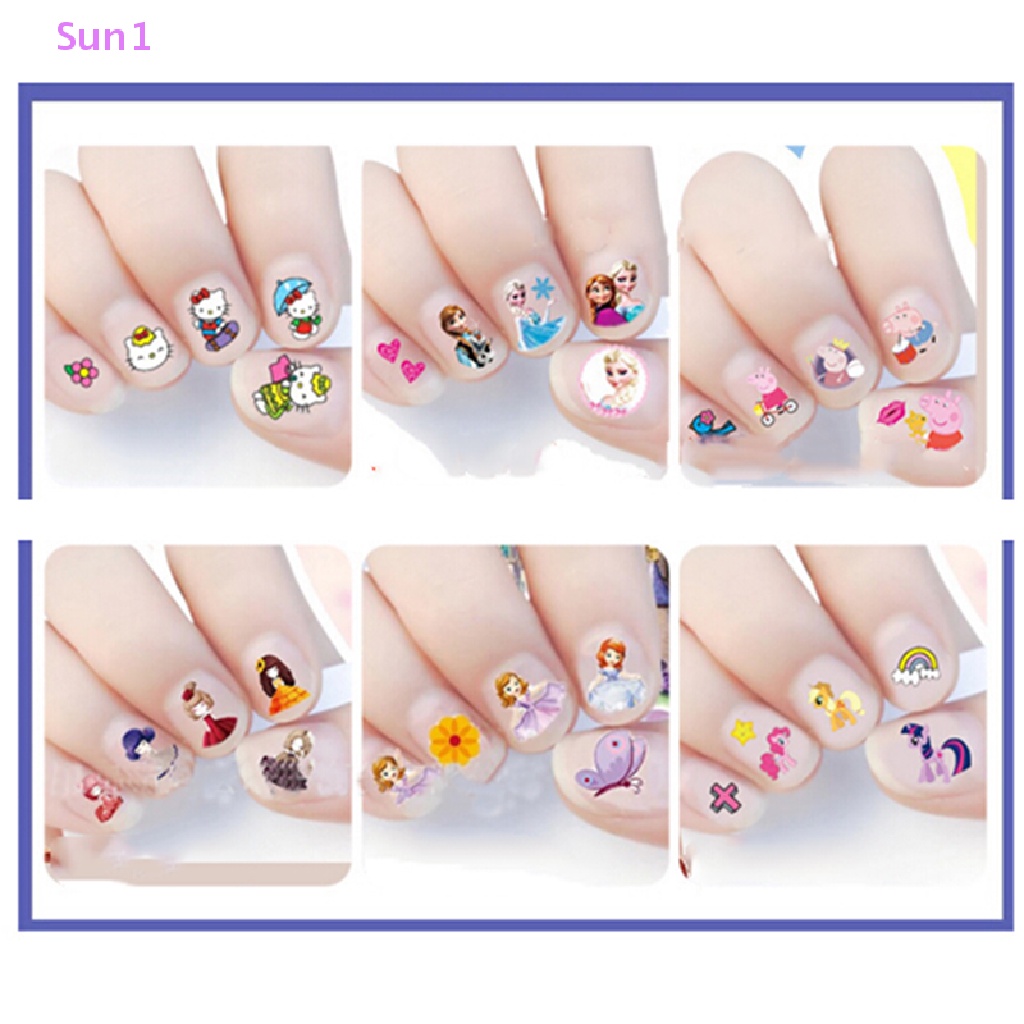 1 Bộ Sticker Dán Móng Nghệ Thuật Thiết Kế Hỗn Hợp Sun1 >