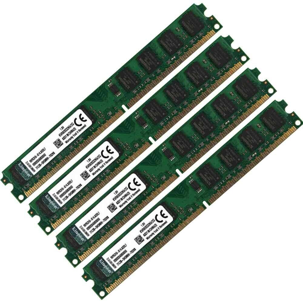 Thẻ Nhớ Intel 8GB 8G 4x 2GB PC2-6400U DIMM DDR2-800 1.8V Cho Máy Tính